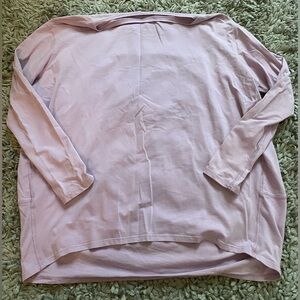 lululemon sz 6 “back in action long sleeve shirt”